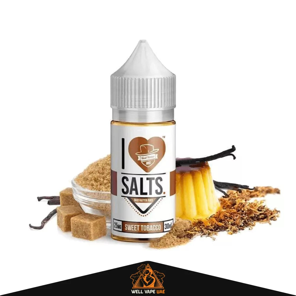 I Love Salts Vape Juice 30ml Sweet Tobacco