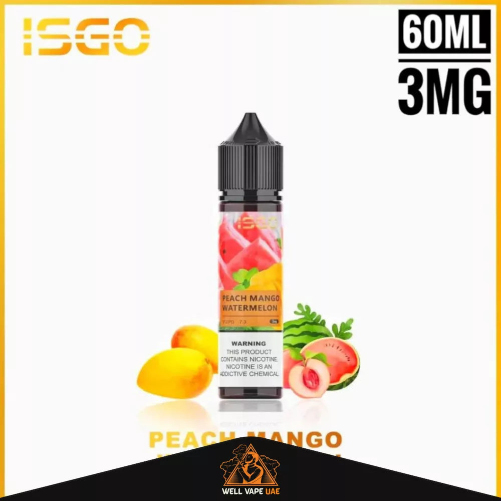 ISGO 60ML E-Liquid Peach Mango Watermelon