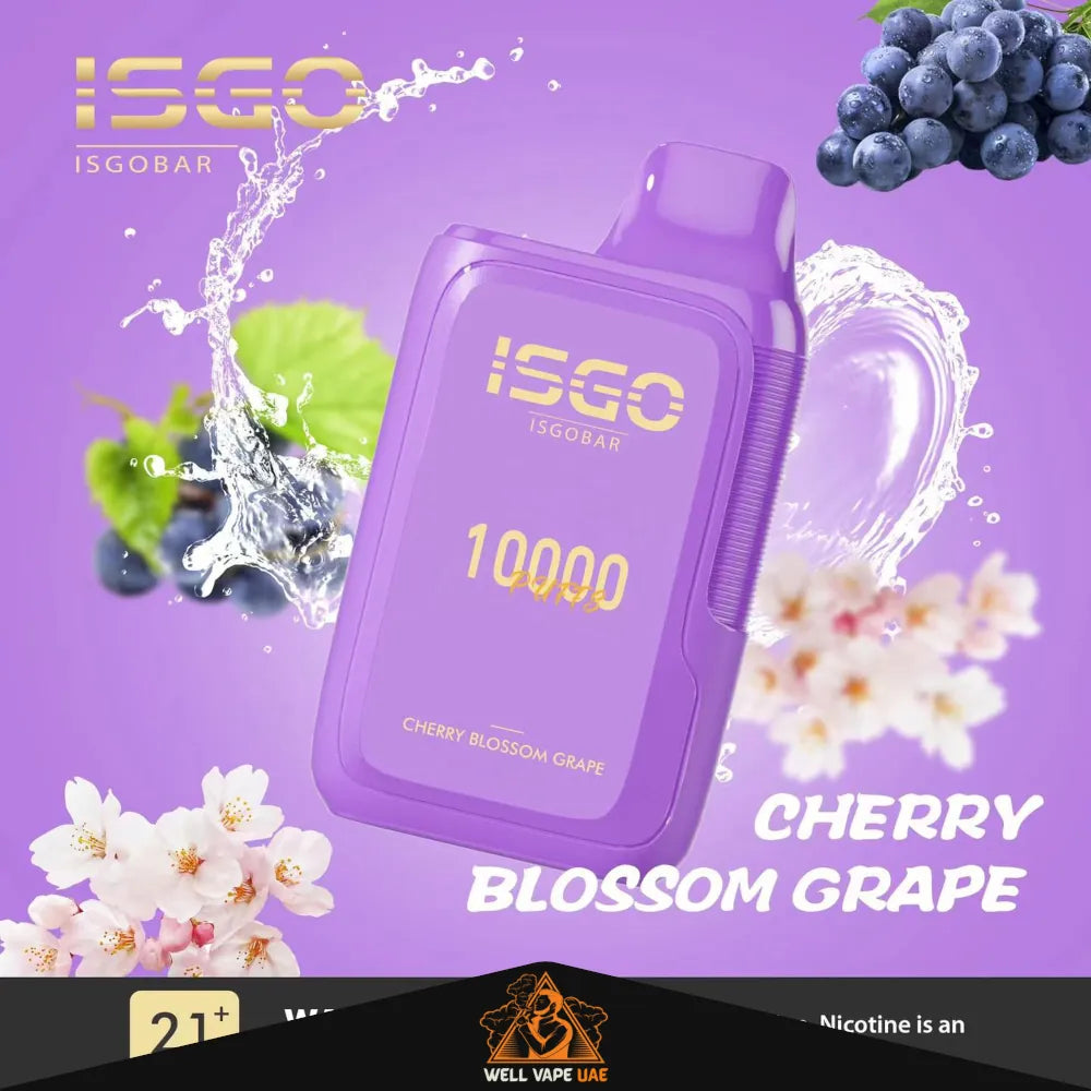 ISGO Bar 10000 Puffs Cherry Blossom Grape