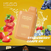 ISGO Bar 10000 Puffs Strawberry Grape Ice