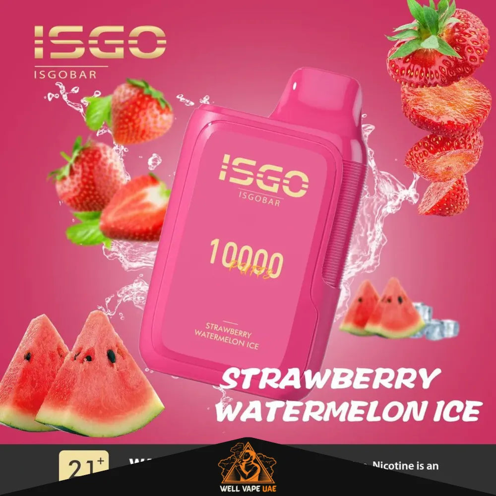 ISGO Bar 10000 Puffs Strawberry Watermelon Ice