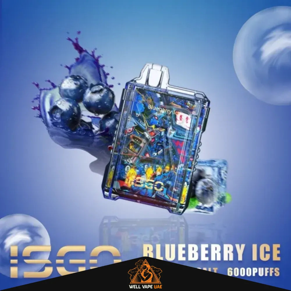 ISGO Drum Box 6000 Puffs Blueberry Ice