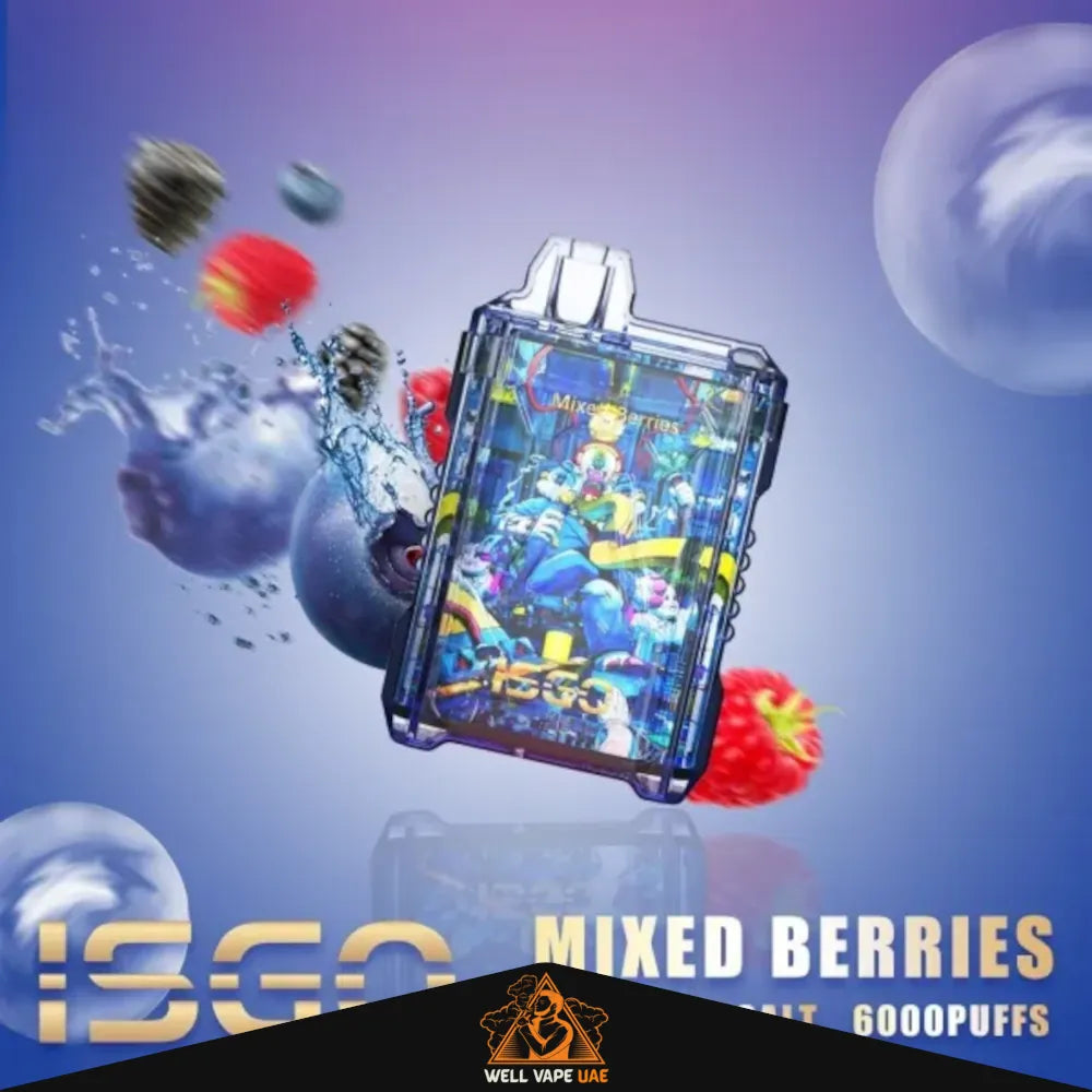 ISGO Drum Box 6000 Puffs Mixed Berries