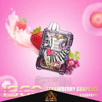 ISGO Drum Box 6000 Puffs Strawberry Grape Ice