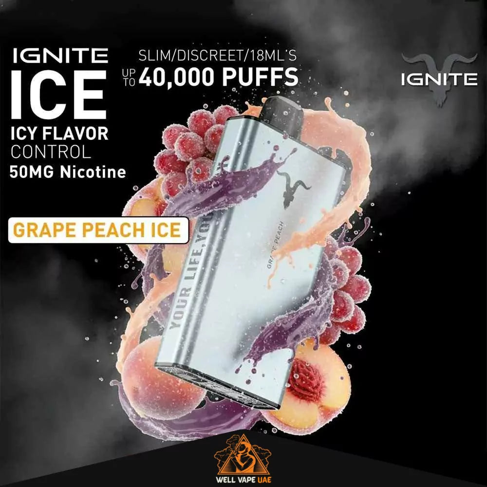Ignite Ice 40000 Puffs Grape Peach