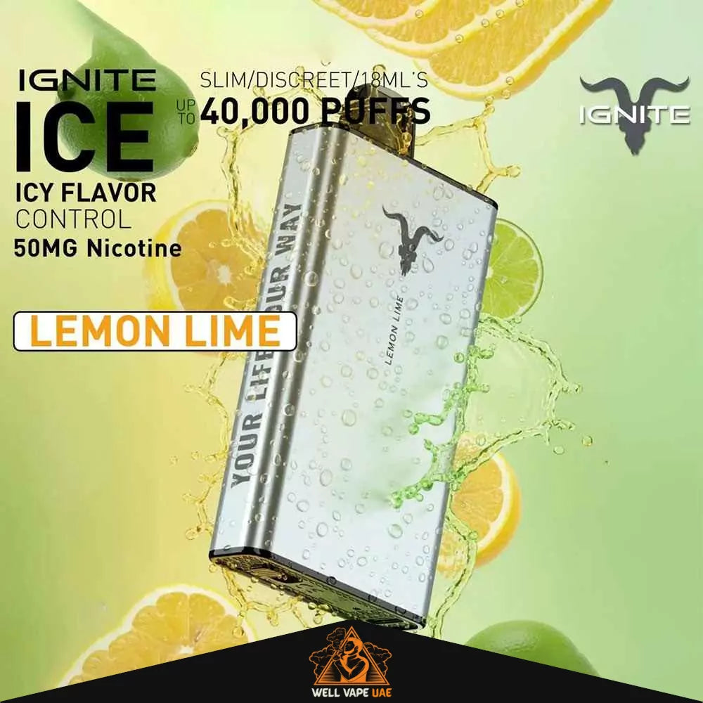 Ignite Ice 40000 Puffs Lemon Lime