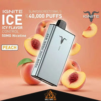 Ignite Ice 40000 Puffs Peach