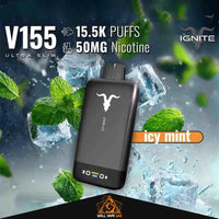 Ignite V155 Ultra Slim 15,500 Puffs Icy Mint