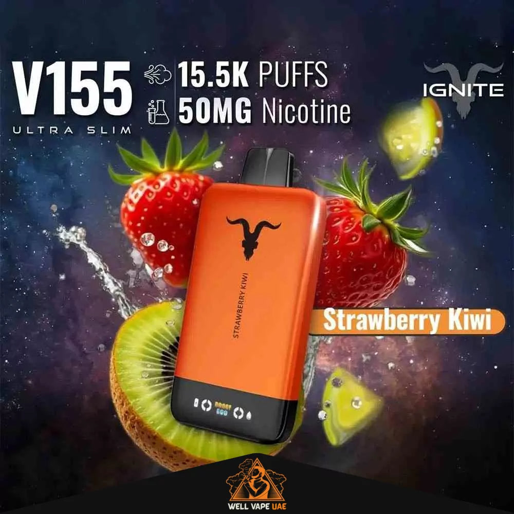 Ignite V155 Ultra Slim 15,500 Puffs Strawberry Kiwi