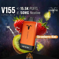 Ignite V155 Ultra Slim 15,500 Puffs Strawberry Kiwi