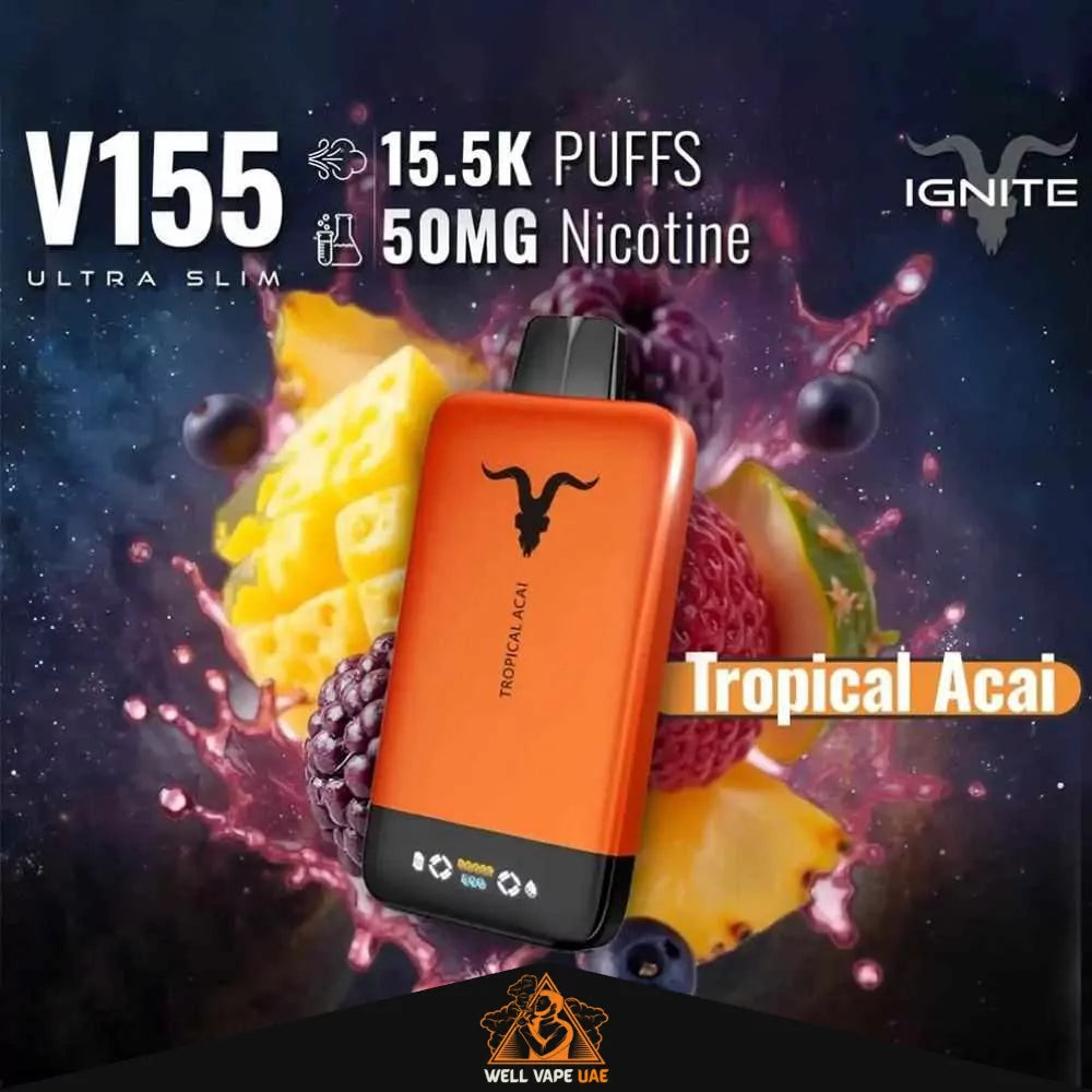 Ignite V155 Ultra Slim 15,500 Puffs Tropical Acai