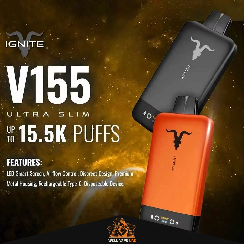 Ignite V155 15,500 Puffs Ultra Slim Disposable Vape Ignite V155 15,500 Puffs Ultra Slim Disposable Vape