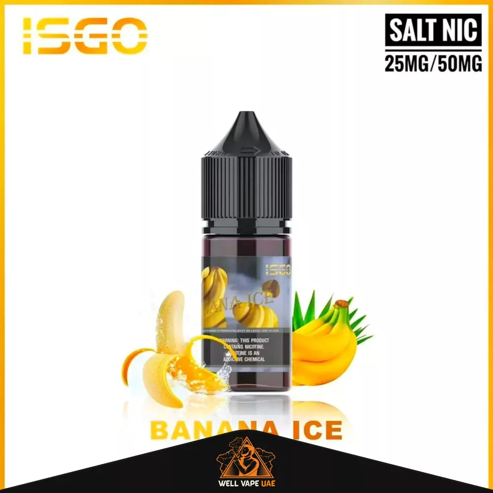 ISGO Saltnic 30ml Banana Ice