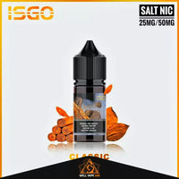 ISGO Saltnic 30ml Classic Tobacco