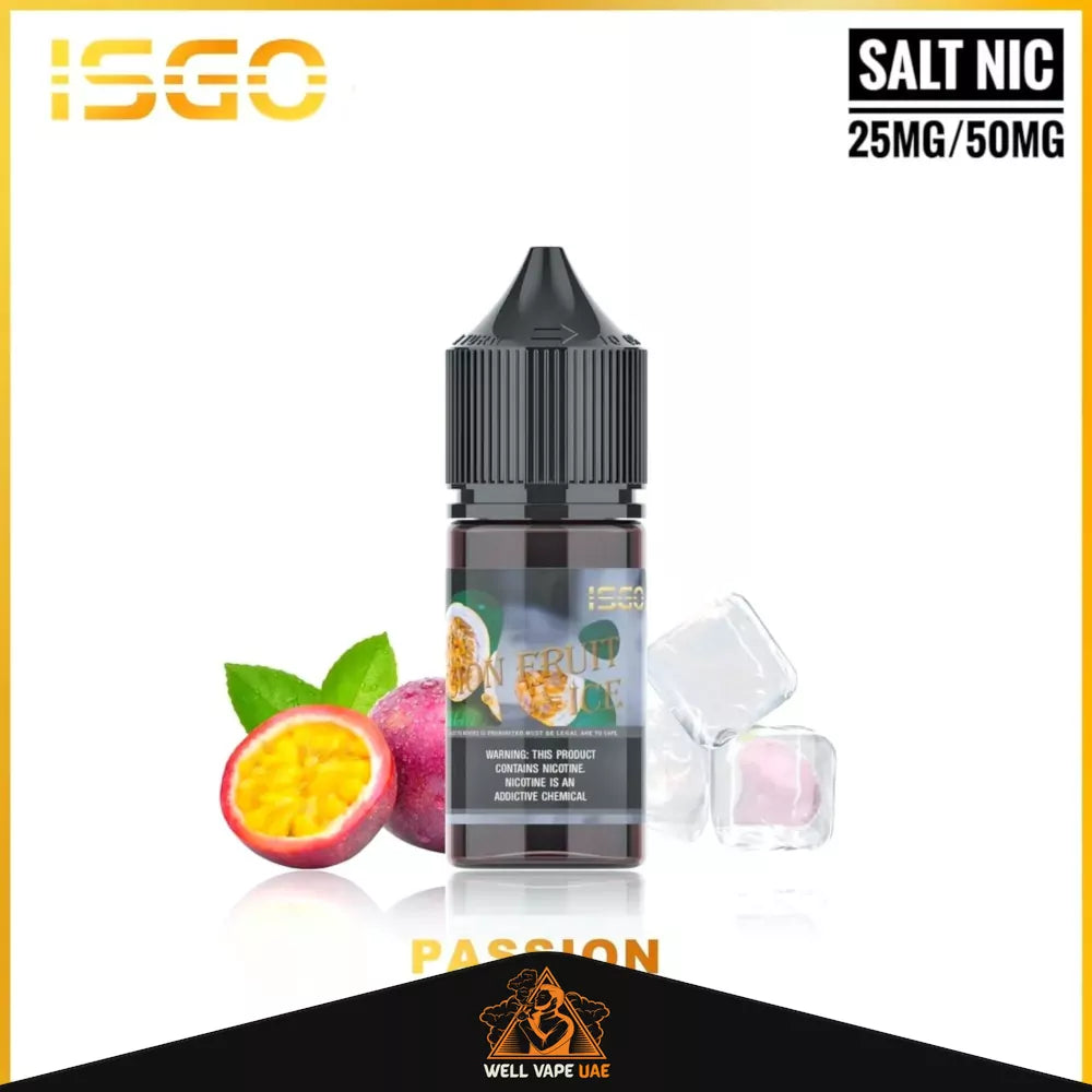 ISGO Saltnic 30ml Passion Fruit Ice