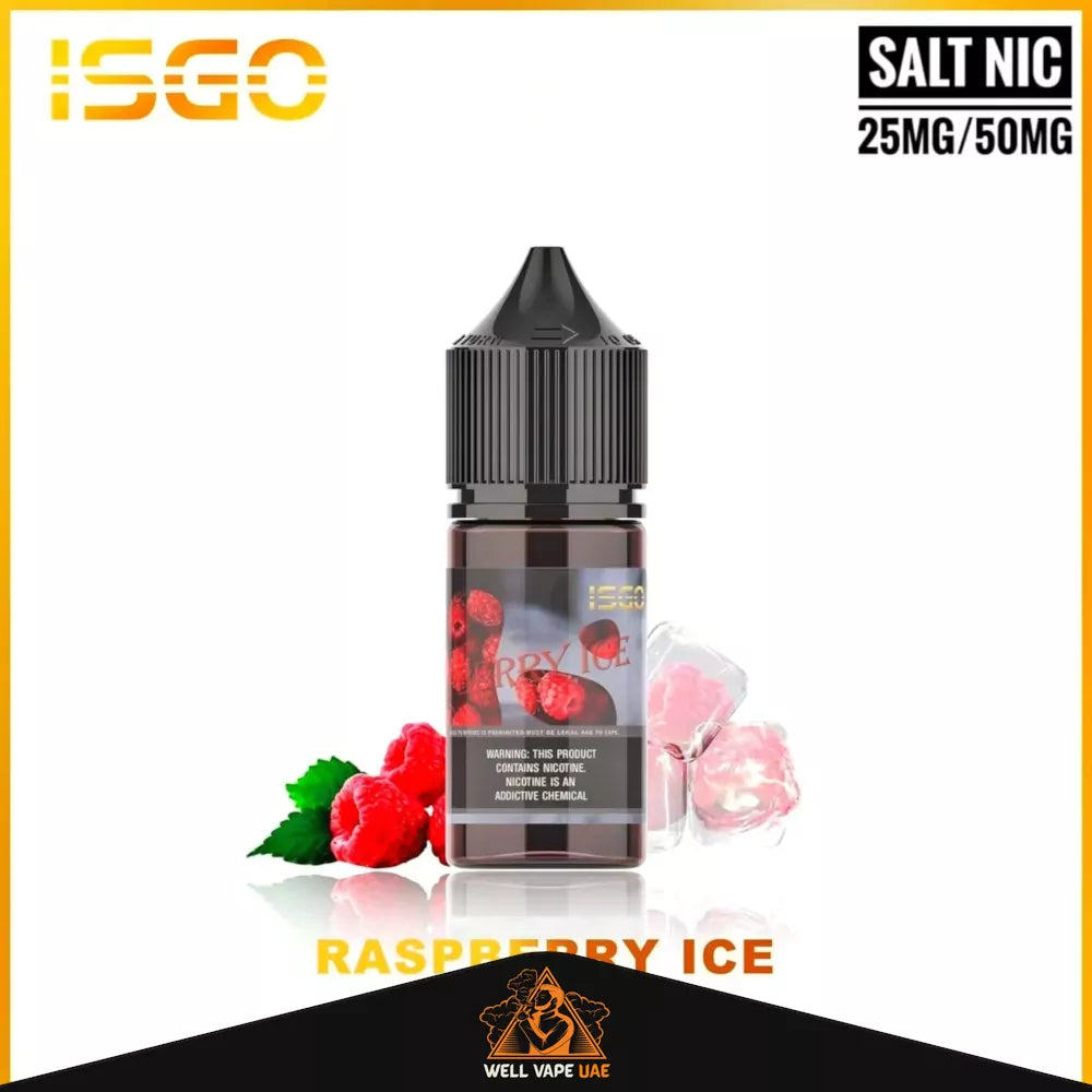 ISGO Saltnic 30ml Raspberry Ice