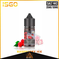 ISGO Saltnic 30ml Raspberry Ice