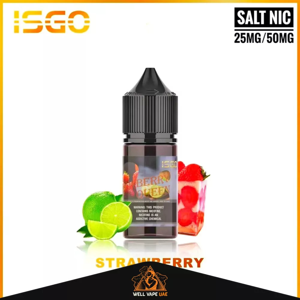 ISGO Saltnic 30ml Strawberry Queen