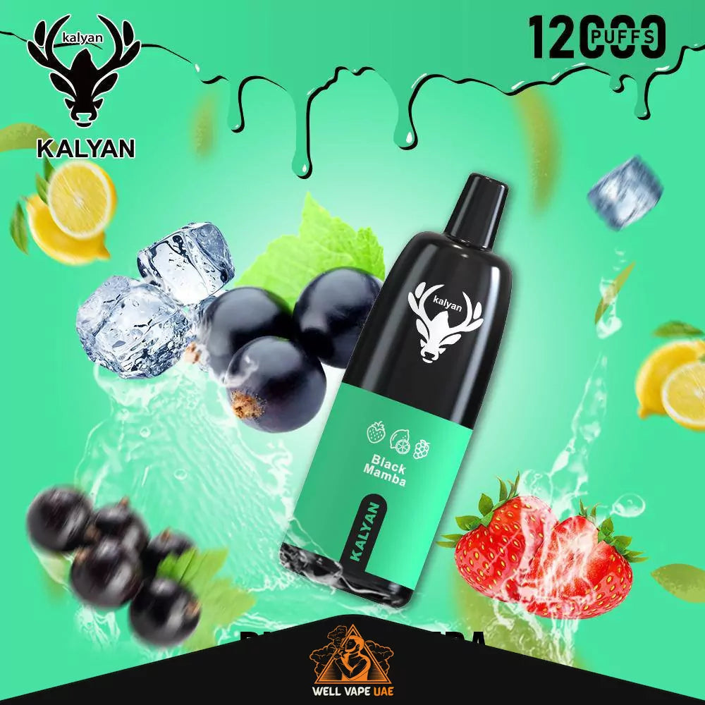 Kalyan Pro 12000 Puffs Black Mamba