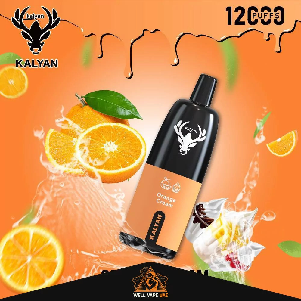 Kalyan Pro 12000 Puffs Orange Cream