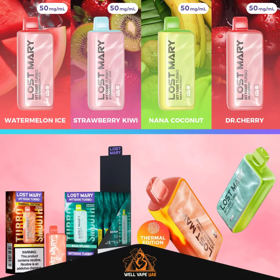 Lost Mary MT15000 Turbo | High Puff Disposable Vape UAE Lost Mary MT15000 Turbo | High Puff Disposable Vape UAE