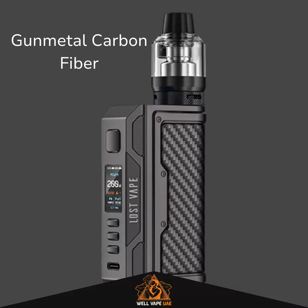 Lost Vape Thelema Quest 200W Box Mod Gunmetal Carbon Fiber