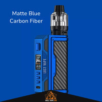 Lost Vape Thelema Quest 200W Box Mod Matte Blue Carbon Fiber