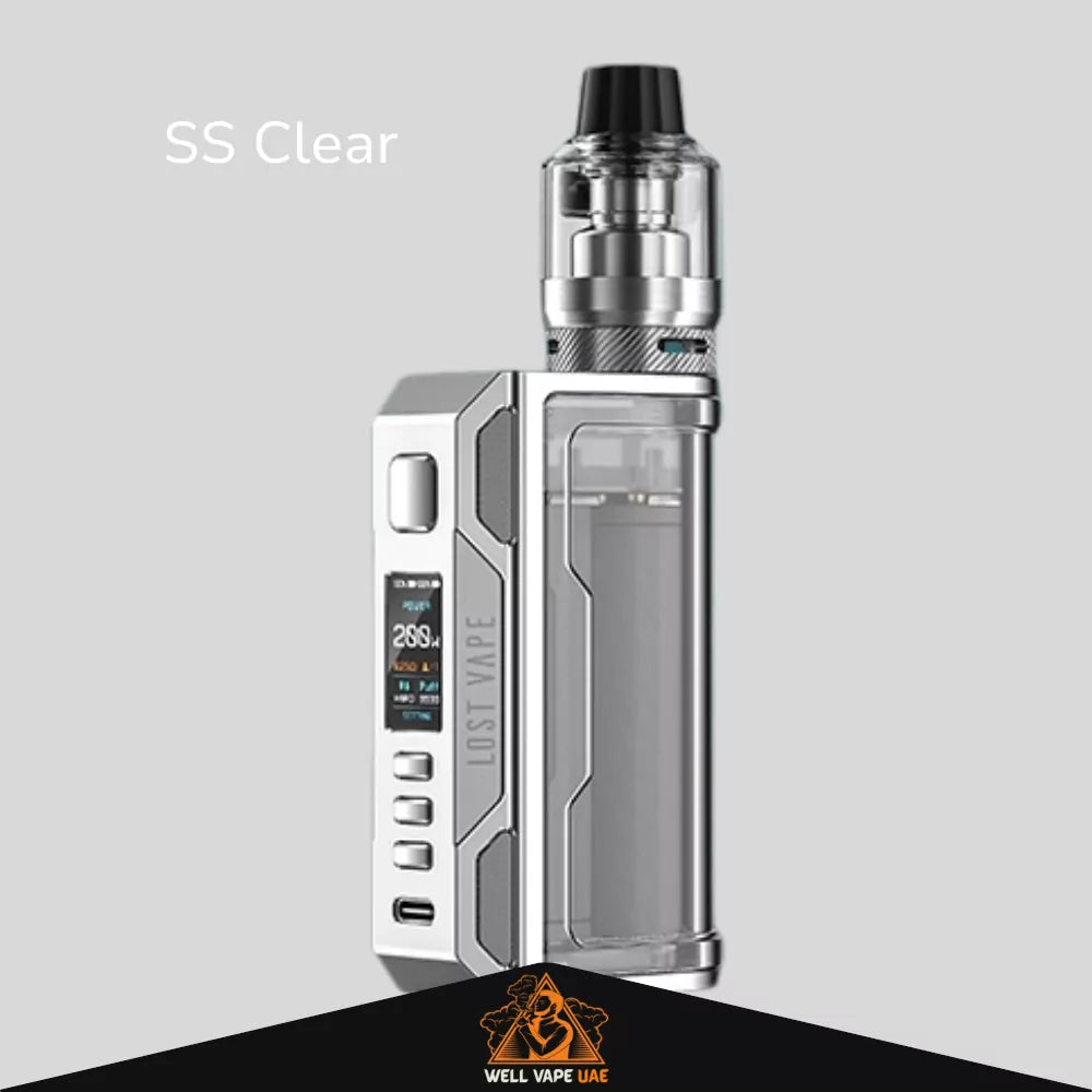 Lost Vape Thelema Quest 200W Box Mod SS Clear