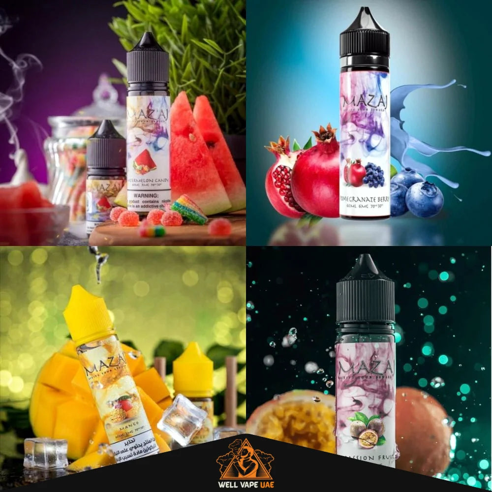MAZAJ E-Juice 60ml | Buy Mazaj Vape Juice UAE MAZAJ E-Juice 60ml | Buy Mazaj Vape Juice UAE