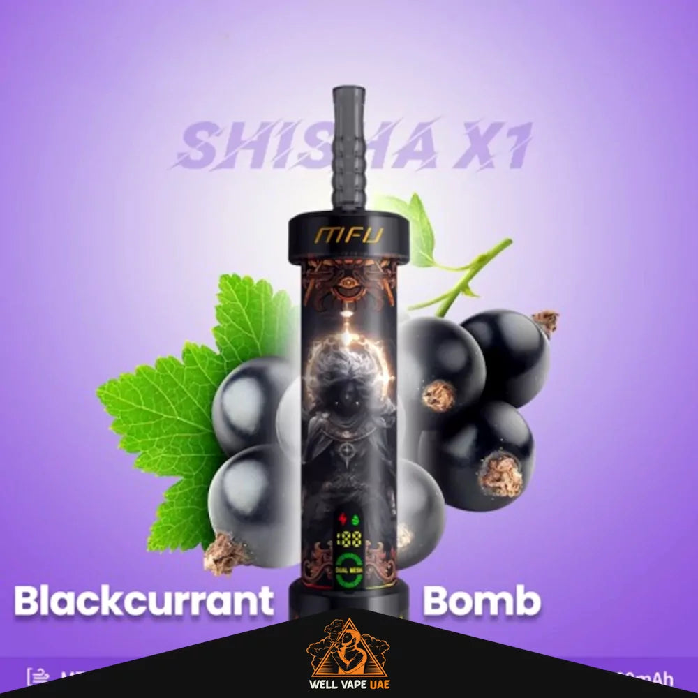 MFU Shisha X1 40000 Puffs Blackcurrant Bomb
