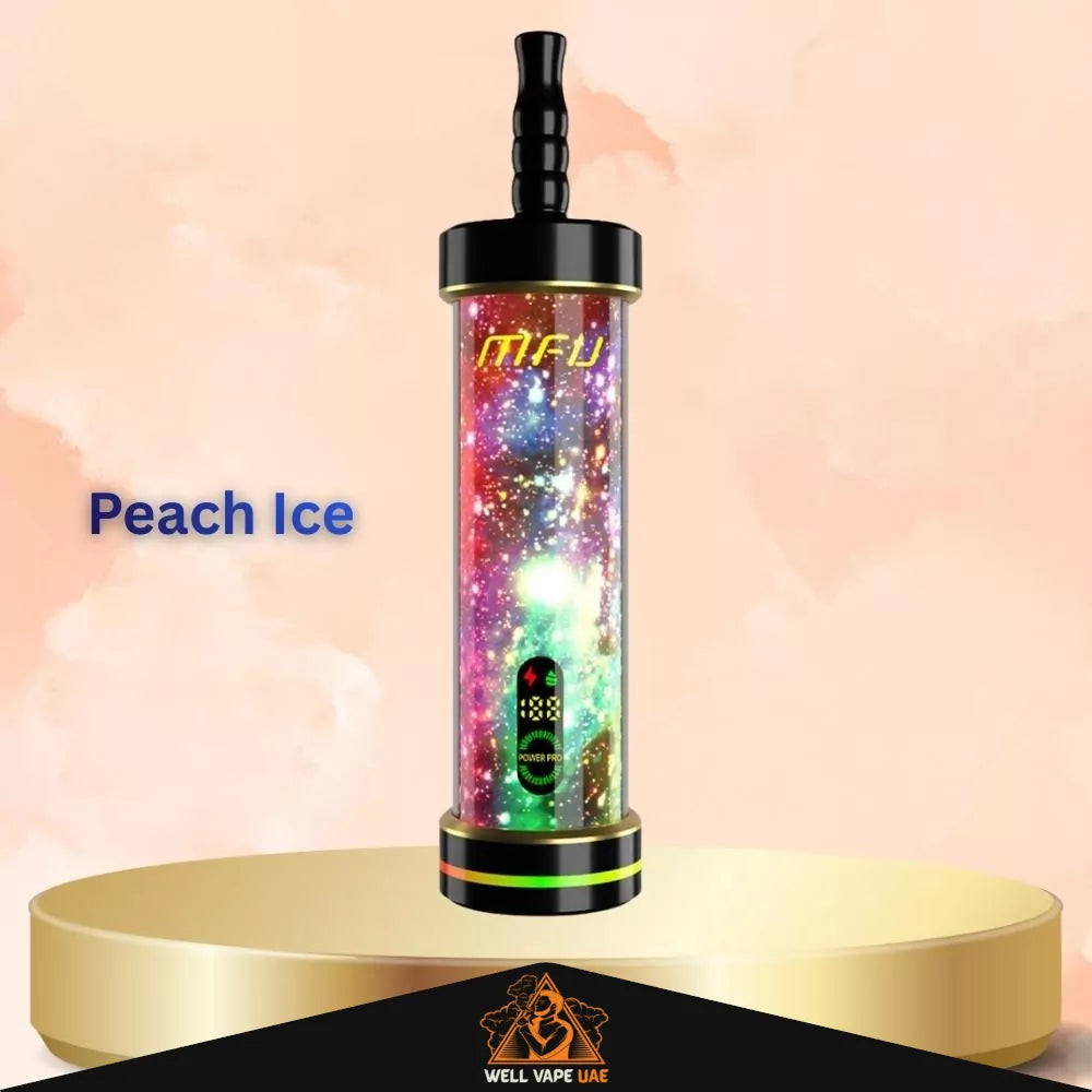 MFU Shisha X2 Hookah 60K Puffs Peach Ice