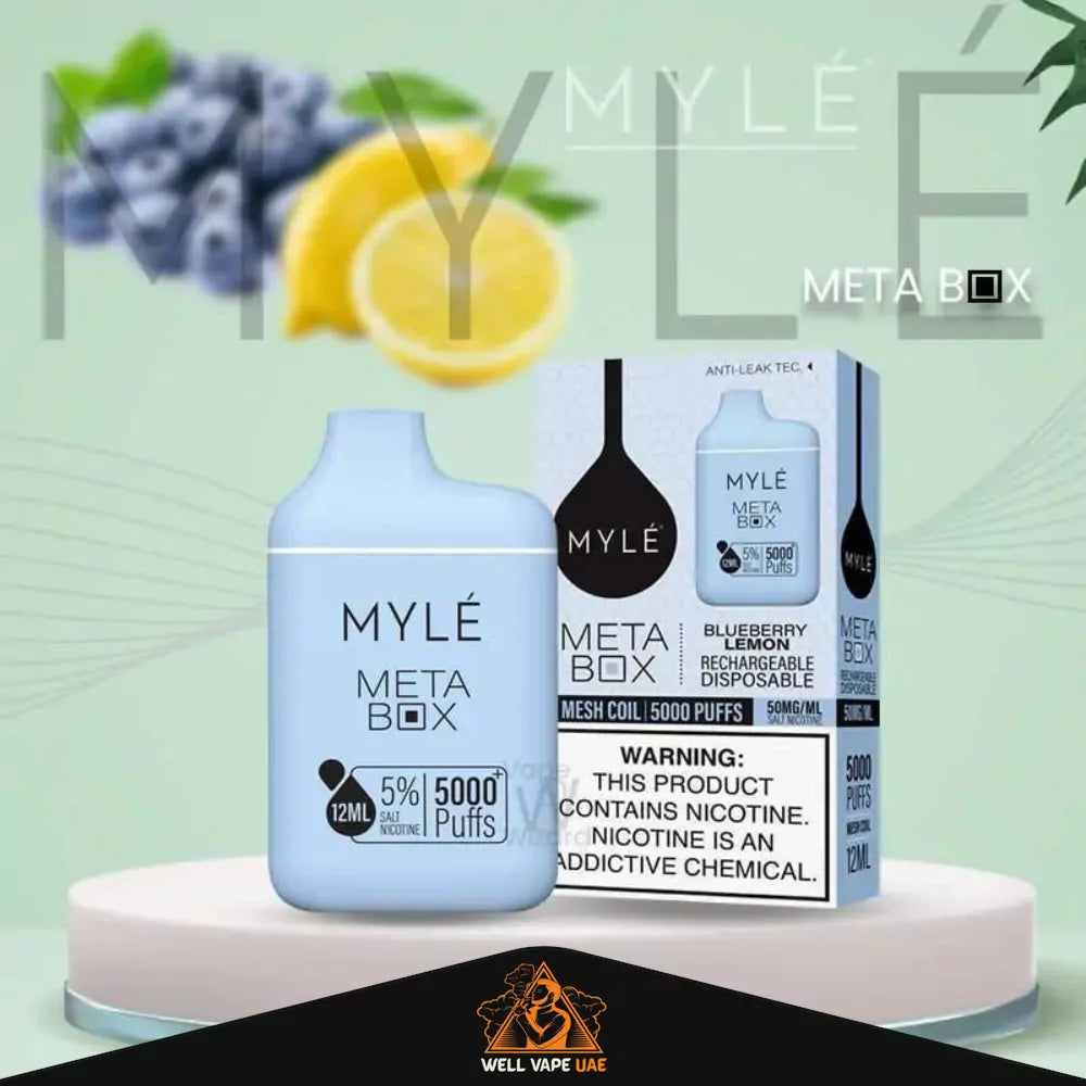 Myle Meta Box 5000 Puffs Blueberry Lemon