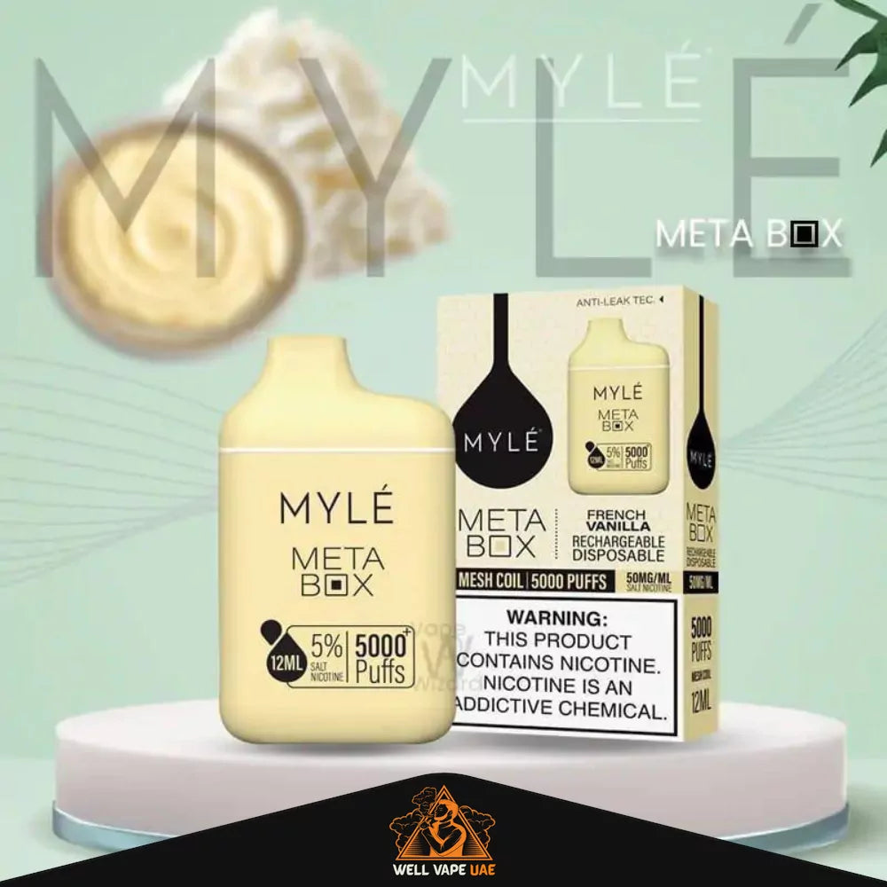 Myle Meta Box 5000 Puffs French Vanilla