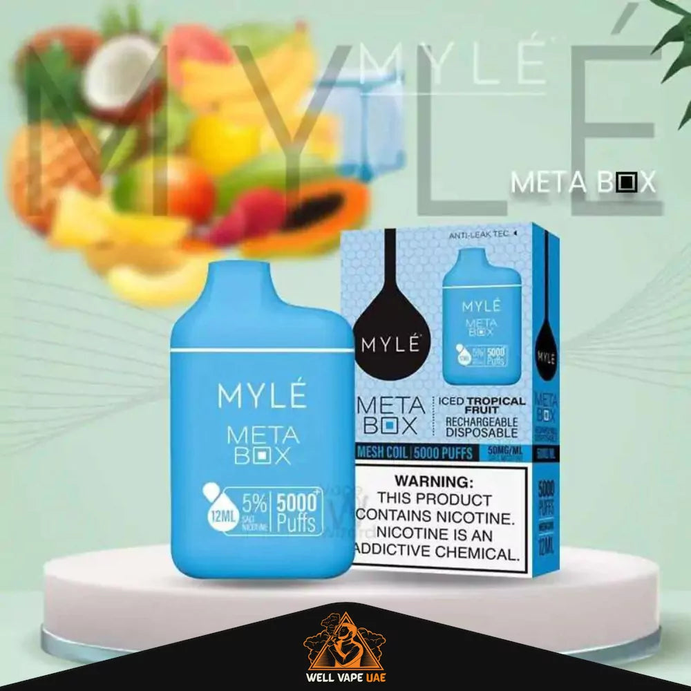 Myle Meta Box 5000 Puffs Iced Tropical Fruit