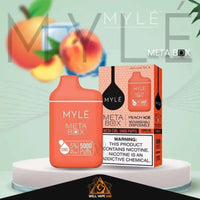 Myle Meta Box 5000 Puffs Peach Ice