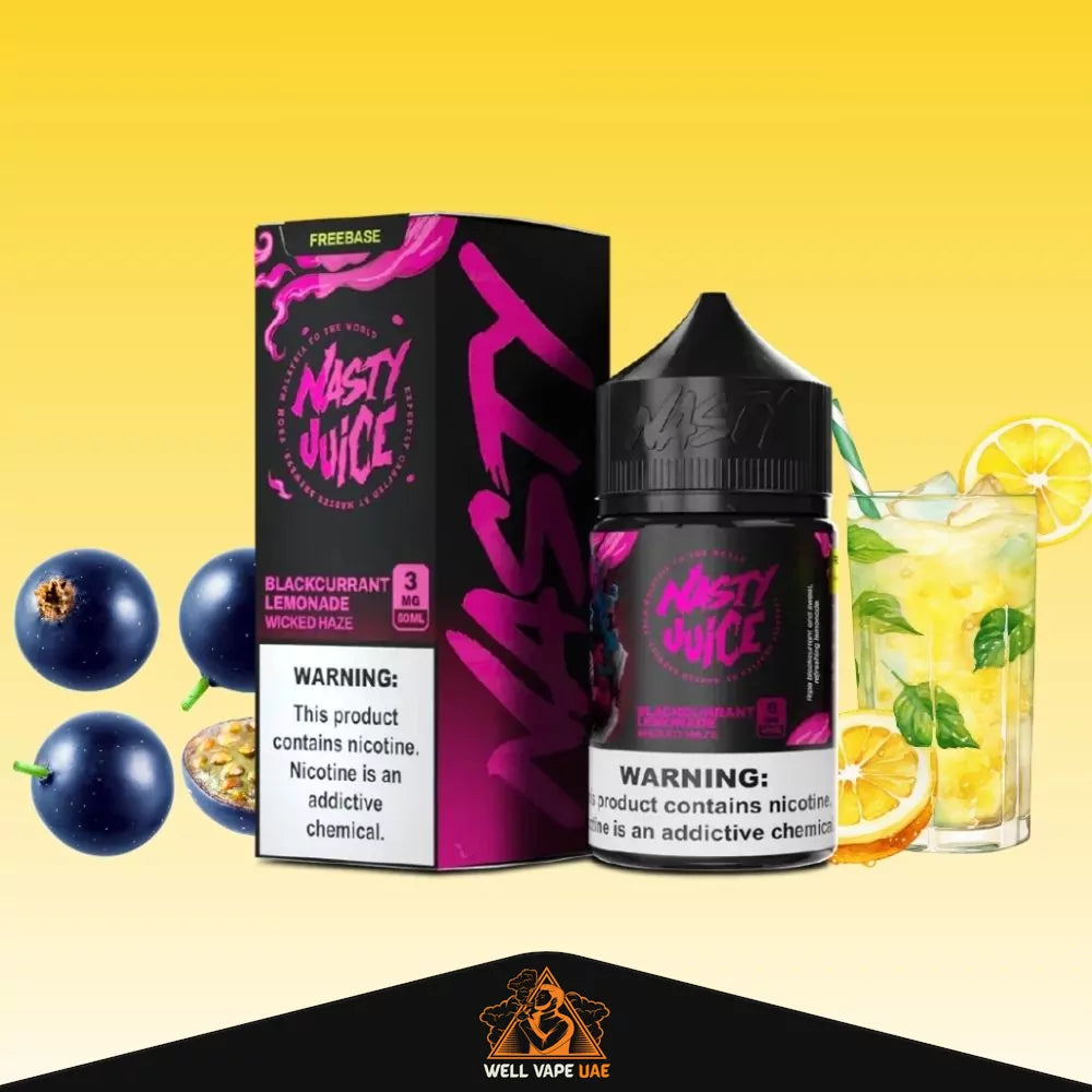 Nasty Juice 60ml E-liquid Blackcurrant Lemonade Wicked Haze