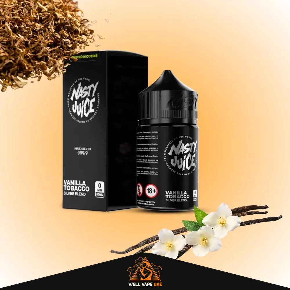 Nasty Juice 60ml E-liquid Vanilla Tobacco Silver Blend