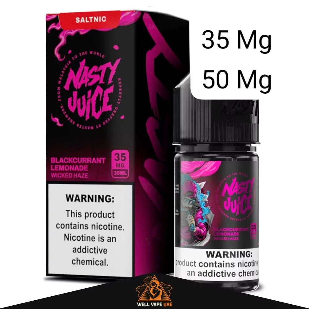 Nasty Salt E-liquid 30ml Blackcurrant Lemonade