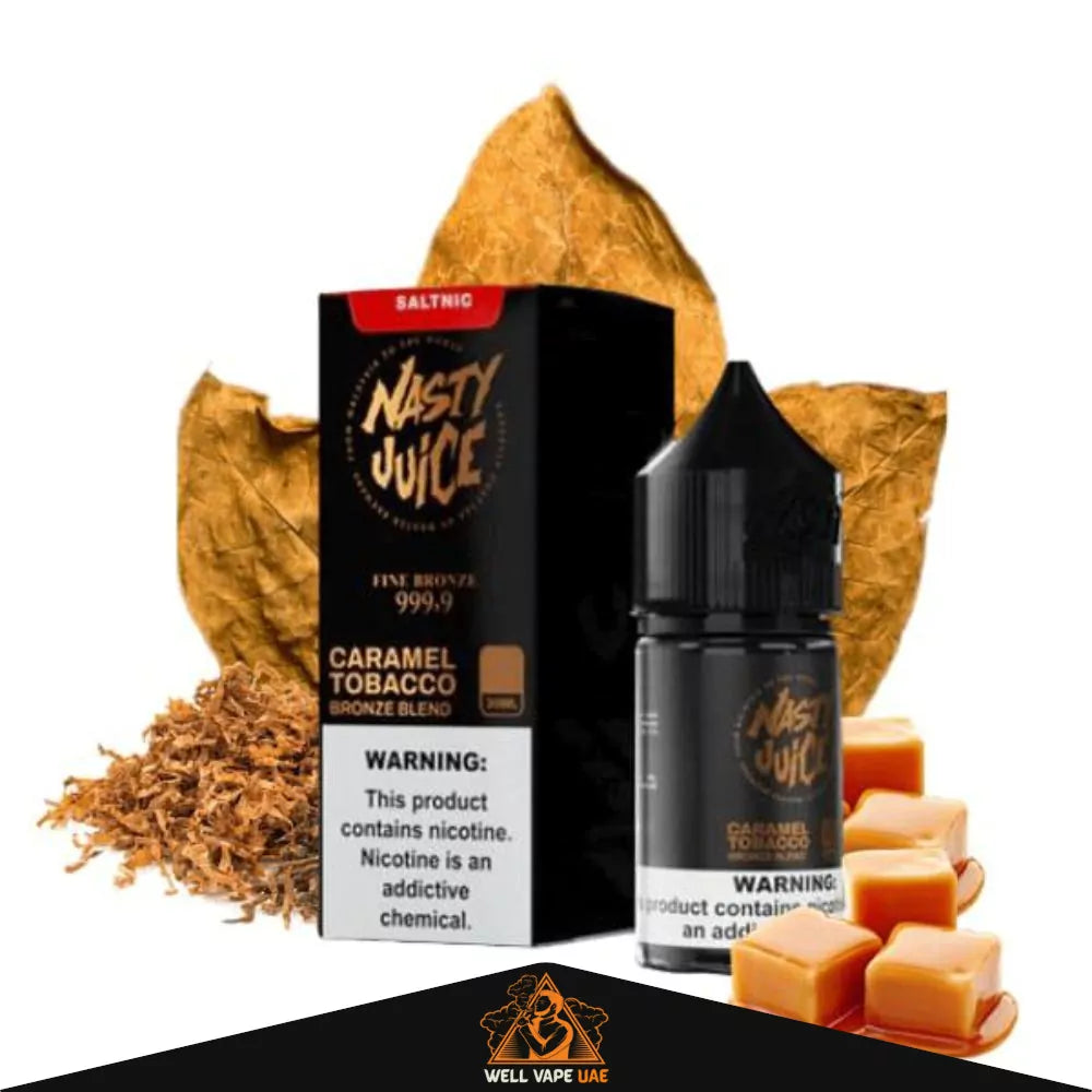 Nasty Salt E-liquid 30ml Caramel Tobacco Bronze Blend