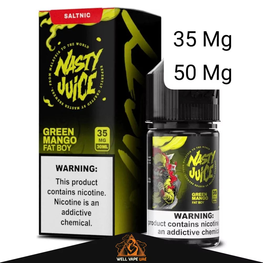 Nasty Salt E-liquid 30ml Green Mango Fat Boy