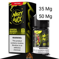 Nasty Salt E-liquid 30ml Green Mango Fat Boy