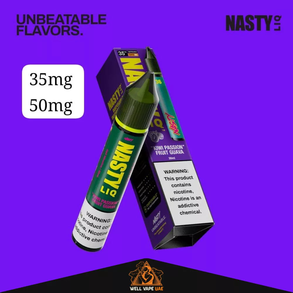 Nasty Salt E-liquid 30ml Kiwi Passion Fruit Guava