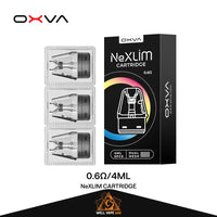 OXVA NeXLIM Pod Cartridge (3pcs) 0.6Ω – RDL (20-40w) 4ml