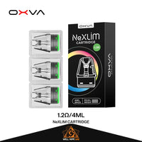 OXVA NeXLIM Pod Cartridge (3pcs) 1.2Ω – MTL (10-25w) 4ml