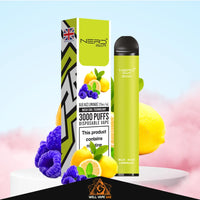 Nerd Bar 3000 Puffs Blue Razz Lemonade