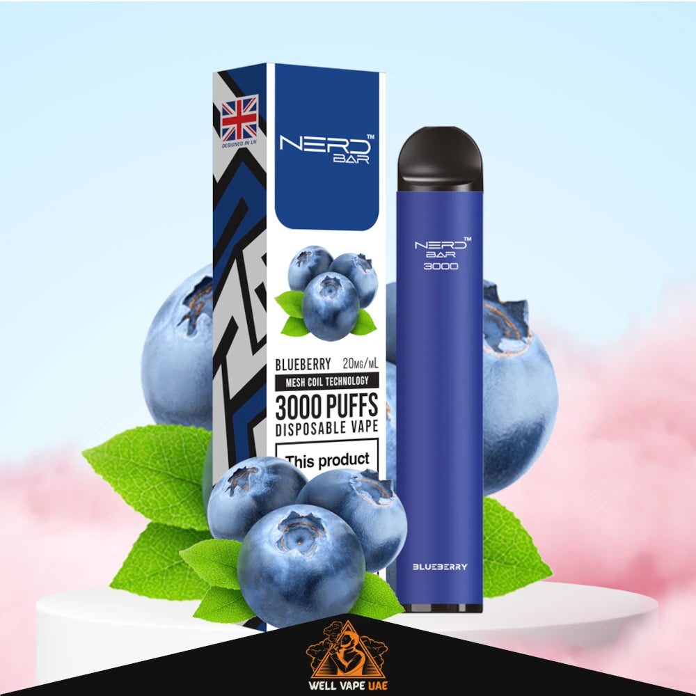 Nerd Bar 3000 Puffs Blueberry