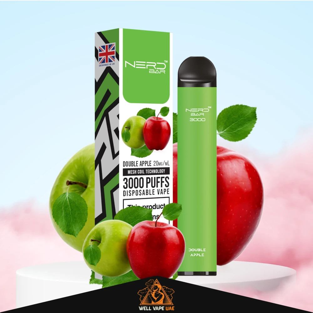 Nerd Bar 3000 Puffs Double Apple