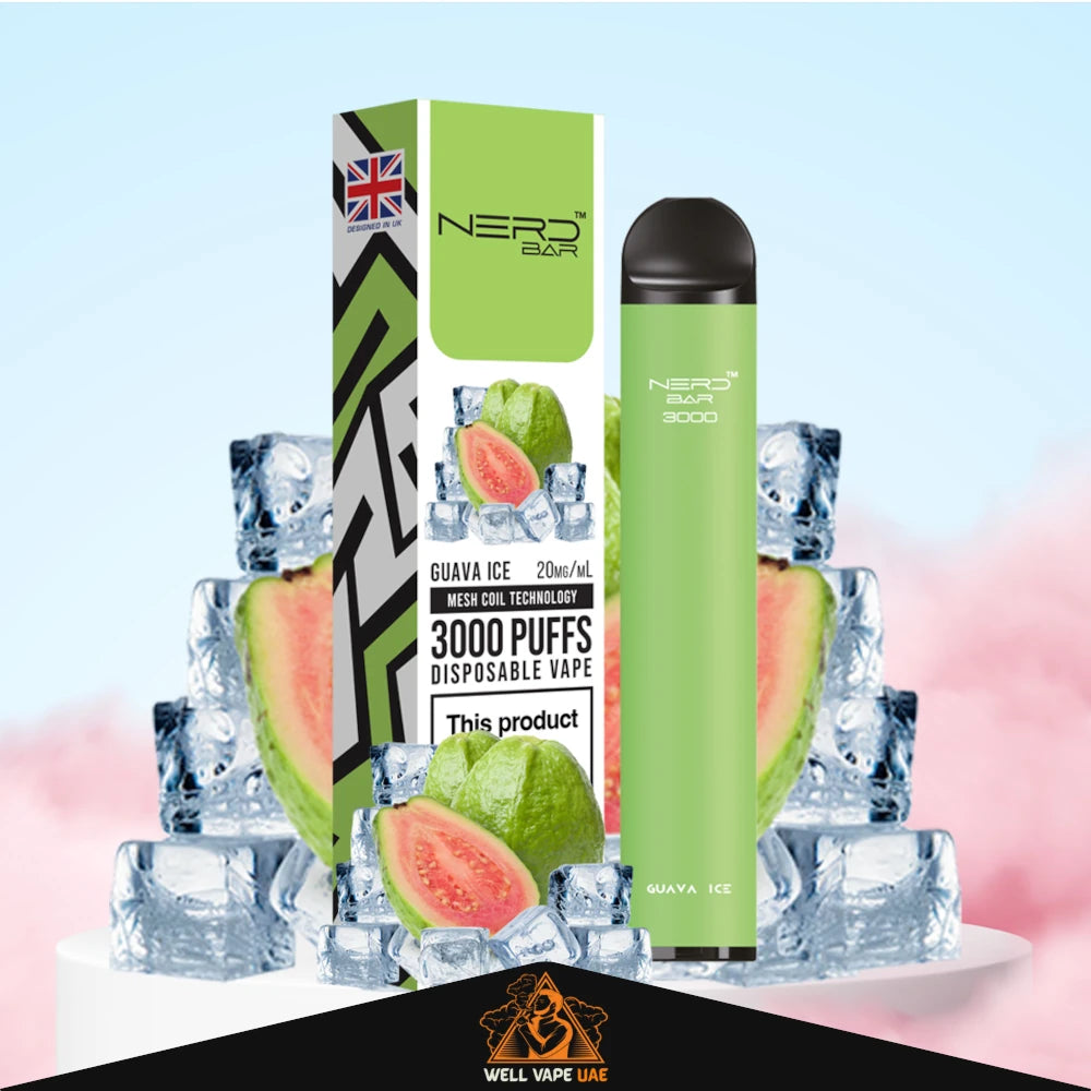 Nerd Bar 3000 Puffs Guava Ice