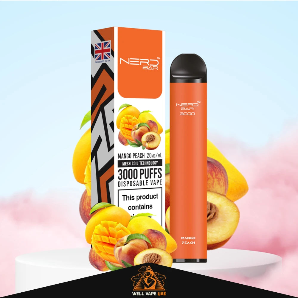 Nerd Bar 3000 Puffs Mango Peach