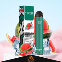 Nerd Bar 3000 Puffs Watermelon Ice